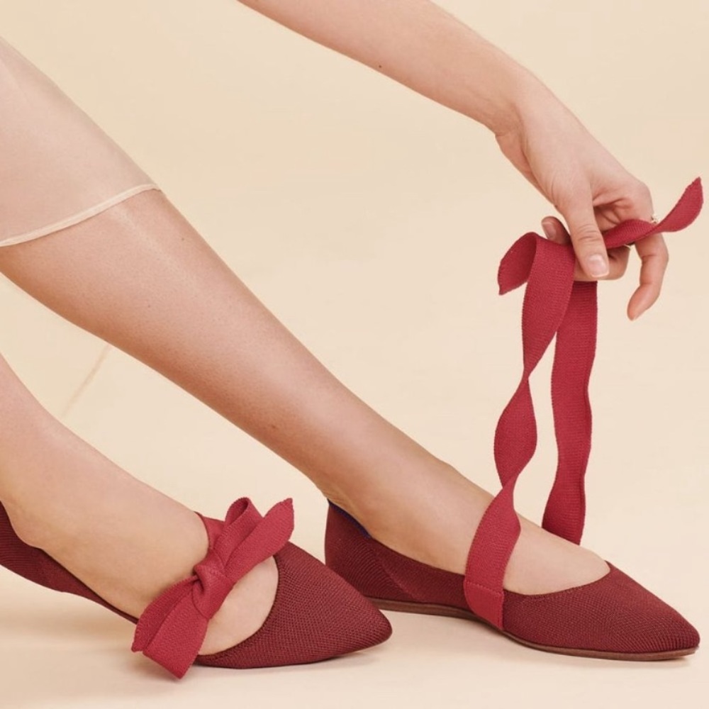 Rothy’s Ballerina style flats maroon